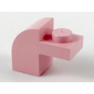 pink slope curved 2 x 1 x 1 1 3 with recessed stud