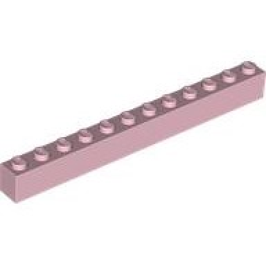 pink brick 1 x 12