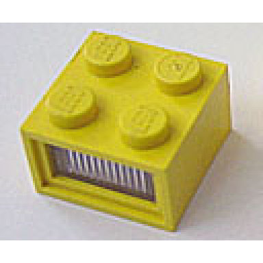 electric light brick 4.5v 2 x 2 with 3 plug holes trans-clear diffuser lens