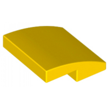 yellow slope curved 2 x 2 x 2 3