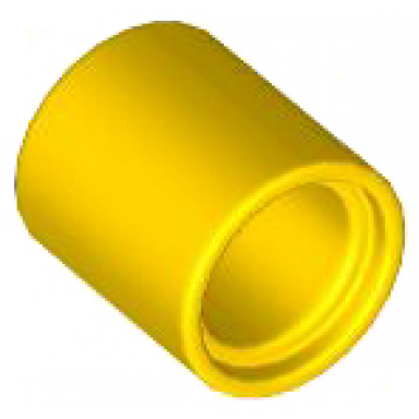 yellow technic liftarm thick 1 x 1 spacer