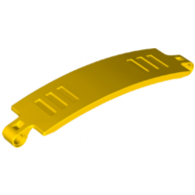 yellow technic panel curved 3 x 13
