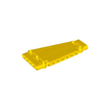 yellow technic panel plate 5 x 11 x 1 tapered