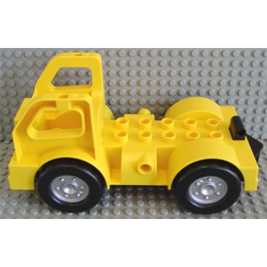 yellow duplo dump truck small base