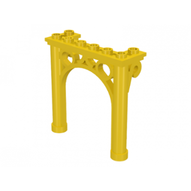 yellow arch 2 x 6 x 5 ornamented