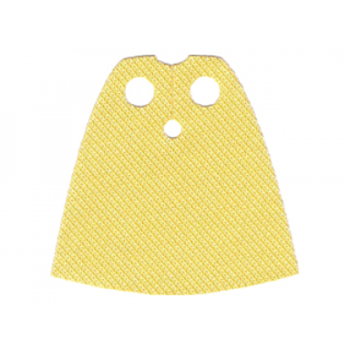 yellow minifigure cape cloth standard - shiny spongy stretchable fabric