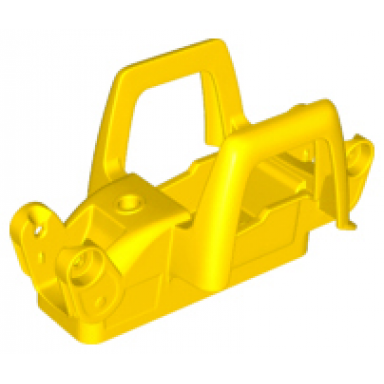 yellow duplo car body backhoe loader