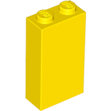 yellow brick 1 x 2 x 3