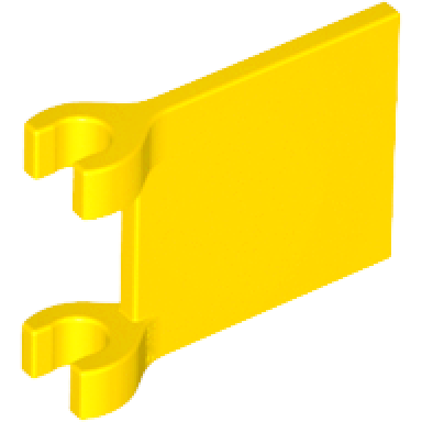 yellow flag 2 x 2 square