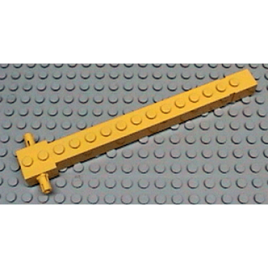 crane arm outside wide with end notch 2 fixed rotatable friction pins