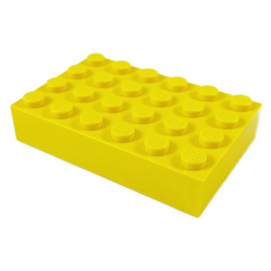 yellow brick 4 x 6