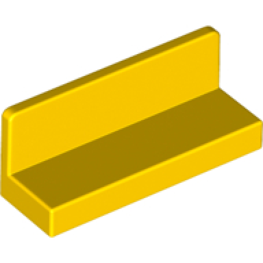 yellow panel 1 x 3 x 1