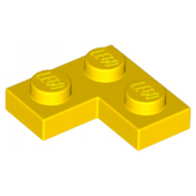 yellow plate 2 x 2 corner