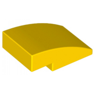 yellow slope curved 3 x 2