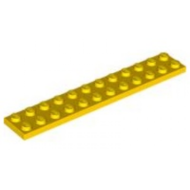 yellow plate 2 x 12