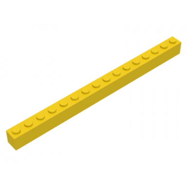yellow brick 1 x 16