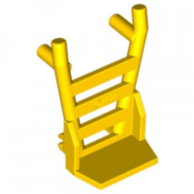 yellow minifigure utensil hand truck frame