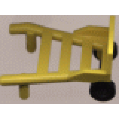 yellow minifigure utensil hand truck 2495 2496