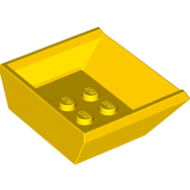 yellow vehicle tipper bed small