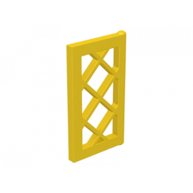 yellow pane for window 1 x 2 x 3 lattice