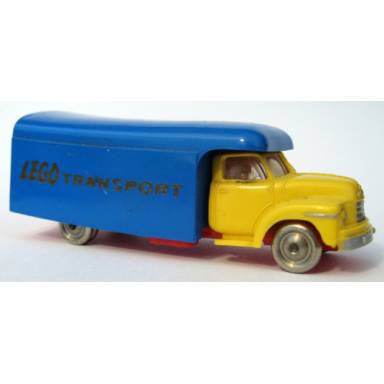 ho scale bedford moving van indicators on side - lego transport in gold