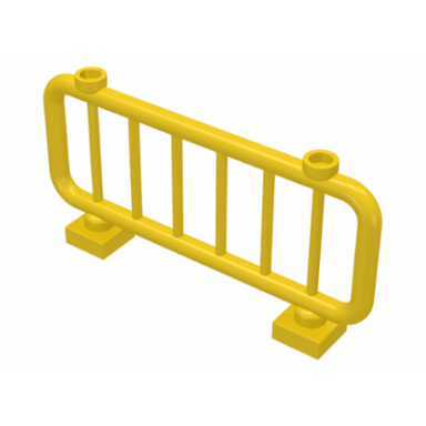 yellow bar 1 x 8 x 3 grille fence