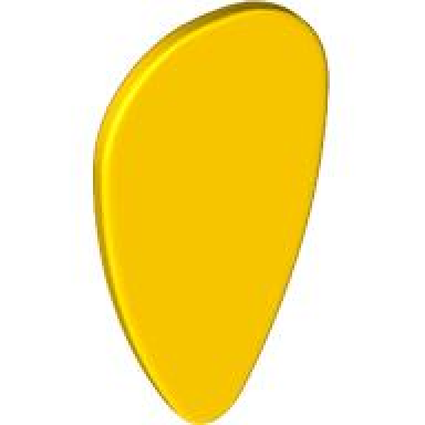 yellow minifigure shield oval