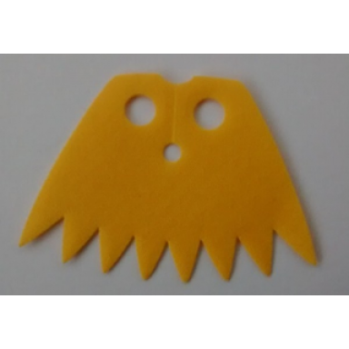 yellow minifigure cape cloth 8 points short