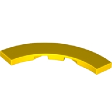 yellow tile round corner 4 x 4 macaroni