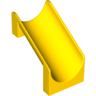 yellow slide playground 4 x 6 x 6 straight