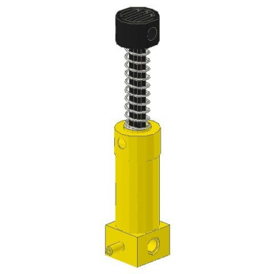yellow pneumatic pump second version with yellow top