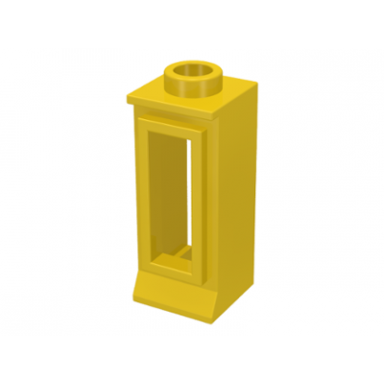 yellow window 1 x 1 x 2