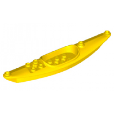 yellow boat kayak