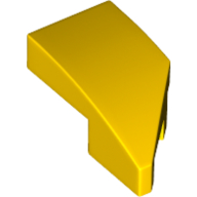 yellow wedge 2 x 1 x 2 3 left