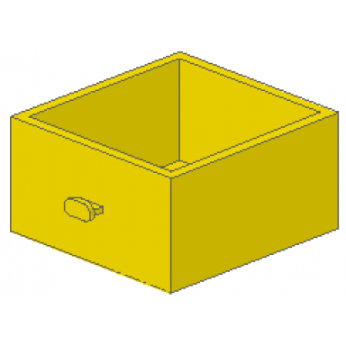 yellow homemaker cupboard 4 x 4 x 4 drawer