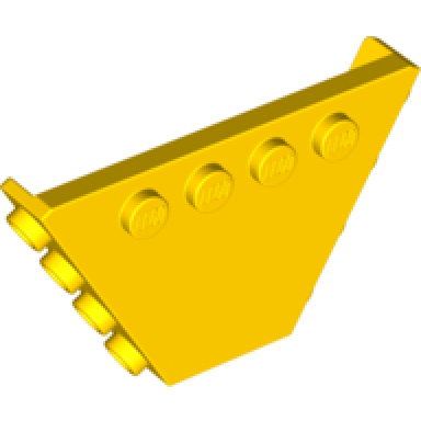 yellow vehicle tipper end flat without pins