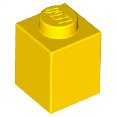 yellow brick 1 x 1