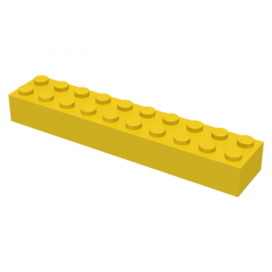 yellow brick 2 x 10