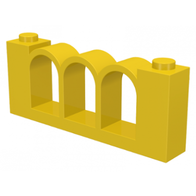 yellow fence 1 x 6 x 2