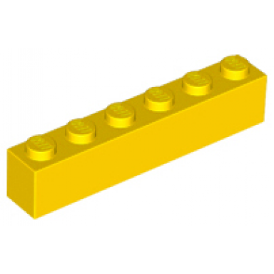yellow brick 1 x 6
