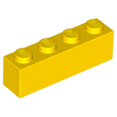 yellow brick 1 x 4