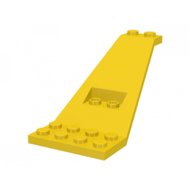 yellow wing plate bi-level 8 x 4 and 2 x 3 1 3 up