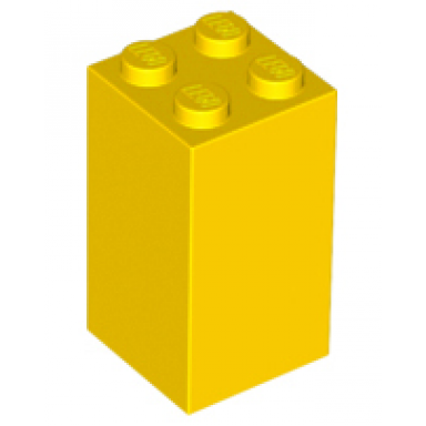 yellow brick 2 x 2 x 3