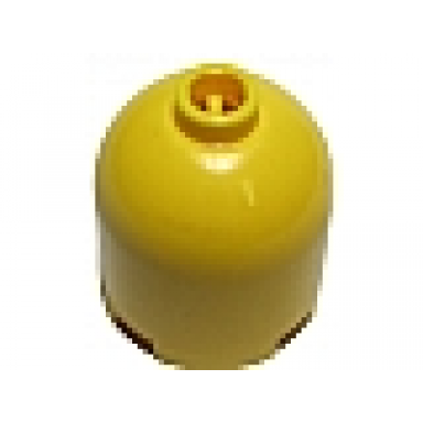 yellow brick round 2 x 2 x 1 2 3 dome top