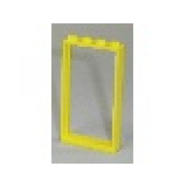 yellow door frame 1 x 4 x 6 with 4 holes on top and bottom