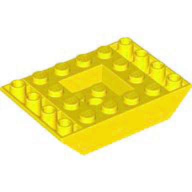 yellow slope inverted 45 6 x 4 double with recessed center