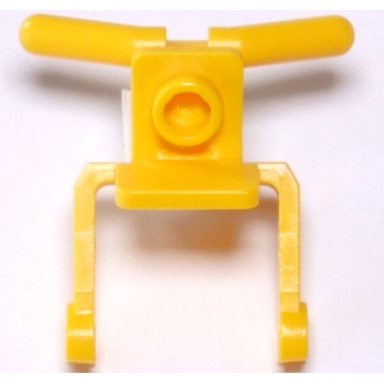 yellow tricycle body front fork handlebars