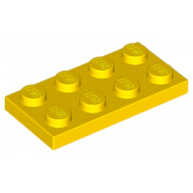 yellow plate 2 x 4