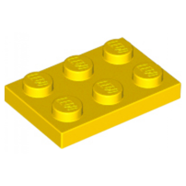 yellow plate 2 x 3