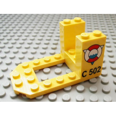 yellow cockpit 7 x 4 x 3 with coast guard logo on triangle and c 502 pattern